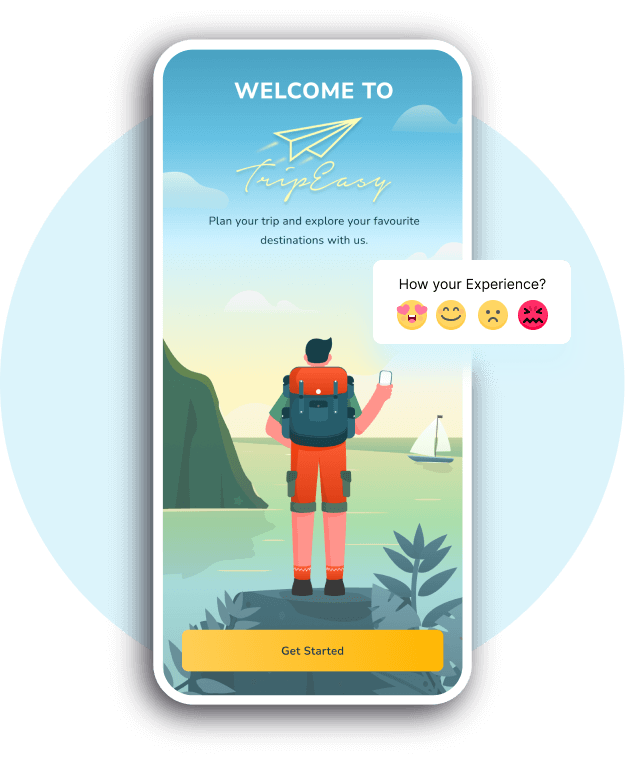 A mobile app screen